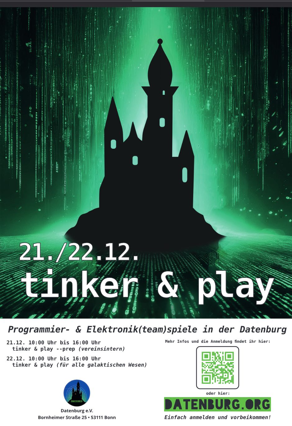 Tinker & Play Plakat